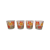 Load image into Gallery viewer, Libbey Retro Butterfly and Flower Cocktail Glasses (Set of 4)
