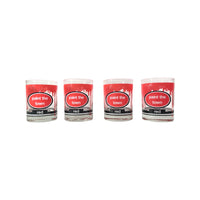 Load image into Gallery viewer, Retro Paint the Town Red Double Old Fashion Cocktail Glasses (Set of 4)
