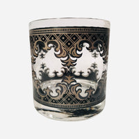 Load image into Gallery viewer, Georges Briard Signed Mid-Century Black and Silver Glasses (Set of 7)
