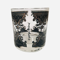 Load image into Gallery viewer, Georges Briard Signed Mid-Century Black and Silver Glasses (Set of 7)
