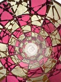 Load image into Gallery viewer, Culver Confetti Mid-Century Stained Glass Tall Pilsner Glass
