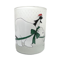 Load image into Gallery viewer, Neiman Marcus Signed Polar Bear and Penguin Double Old Fashion Glasses (Set of 4)
