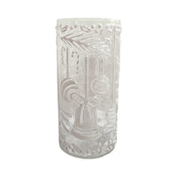 Load image into Gallery viewer, Imperial Glass Mid-Century Frosted White Christmas Glass (Single)
