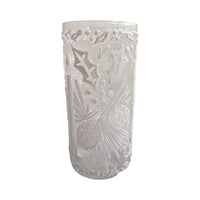 Load image into Gallery viewer, Imperial Glass Mid-Century Frosted White Christmas Glass (Single)

