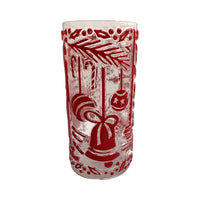 Load image into Gallery viewer, Imperial Glass Mid-Century Holiday Red Christmas Glass (Single)
