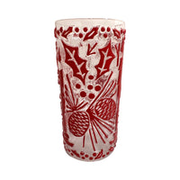 Load image into Gallery viewer, Imperial Glass Mid-Century Holiday Red Christmas Glass (Single)
