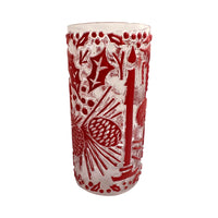 Load image into Gallery viewer, Imperial Glass Mid-Century Holiday Red Christmas Glass (Single)
