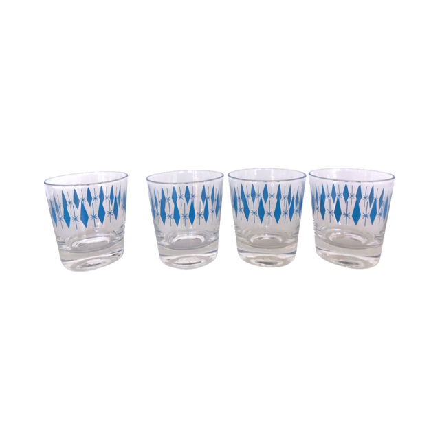 Diamond Drink Glasses (Set of 4)