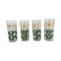 Load image into Gallery viewer, Vintage Paula Signed Daisy Tall Collins Glasses (Set of 4)
