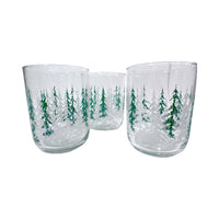 Load image into Gallery viewer, Libbey Vintage Frosted Trees Double Old Fashion Glasses (Set of 6)

