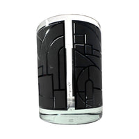 Load image into Gallery viewer, Georges Briard Signed Art Deco Gray Double Old Fashion Glasses (Set of 4)
