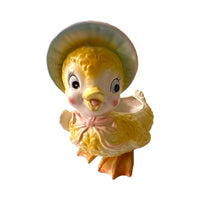 Load image into Gallery viewer, Vintage Anthropomorphic Large Yellow Duckling Planter
