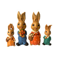 Load image into Gallery viewer, Vintage Department Store Easter Bunny Family Figures (Set of 4)
