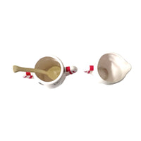 Load image into Gallery viewer, Commadore Ceramic Vintage Mr. and Mrs. Santa Sugar n' Creamer Set
