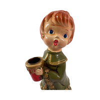 Load image into Gallery viewer, Vintage Star Choir Girl Candle Holder
