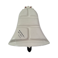 Load image into Gallery viewer, Italian Hand Painted Holiday Bell Serving Tray
