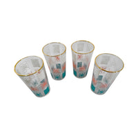 Load image into Gallery viewer, Mid-Century Atomic Star &amp; Snowflake Glasses (Set of 4)
