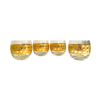 Load image into Gallery viewer, Culver Mid-Century Canella Roly Poly Glasses (Set of 4)
