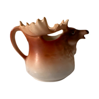 Load image into Gallery viewer, Vintage Austrian Royal Bayreuth Stag Head Porcelain Creamer
