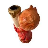Load image into Gallery viewer, STAR Vintage Hand Painted Boy Candle Holder
