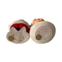 Load image into Gallery viewer, Vintage Mr. and Mrs. Santa Claus Ceramic Figures
