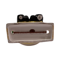 Load image into Gallery viewer, Enesco Vintage Swinging Santa Ceramic Planter
