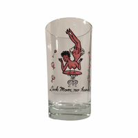 Load image into Gallery viewer, Vintage Risqué Humor Look Mom No Hands Single Glass
