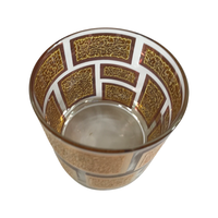 Load image into Gallery viewer, Culver Mid-Century 22-Karat Gold Embossed Rectangular Glasses (Set of 5)
