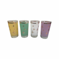 Load image into Gallery viewer, Bartlett Collins Mid-Century Atomic North Star Cocktail Glasses (Set of 4)
