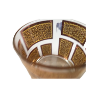 Load image into Gallery viewer, Culver Mid-Century 22-Karat Gold Embossed Rectangular Glasses (Set of 5)
