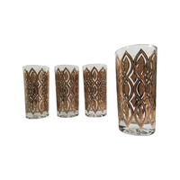 Load image into Gallery viewer, Culver Hollywood Regency Highball Glasses (Set of 4)
