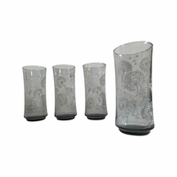 Load image into Gallery viewer, Libbey Retro Dandelion Puff Tall Collins Glasses (Set of 4)
