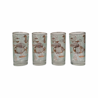 Load image into Gallery viewer, Libbey Mid-Century Marine Life Glasses (Set of 4)
