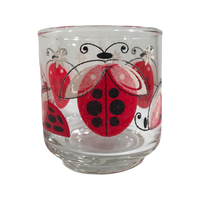 Load image into Gallery viewer, Libbey Retro Lady Bug Glasses (Set of 6)
