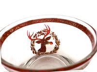 Load image into Gallery viewer, Culver Signed Mid-Century Rudolph The Red Nose Reindeer Old Fashion Glass
