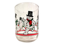Load image into Gallery viewer, Libbey Mid-Century Dancing Snowmen Double Old Fashion Glasses (Set of 4)
