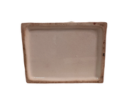 Load image into Gallery viewer, Vintage Ceramic Santa by Fireplace Planter
