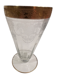 Load image into Gallery viewer, Tiffin Franciscan Gold Rimmed Glasses (Set of 7)
