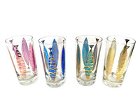 Load image into Gallery viewer, Fred Press Signed Mid-Century Fish Glasses (Set of 4)
