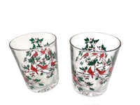 Load image into Gallery viewer, Mid-Century Red Cardinal Double Old Fashion Glasses (Set of 2)
