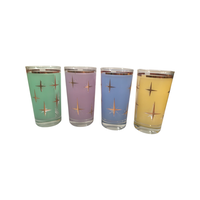 Load image into Gallery viewer, Bartlett Collins Mid-Century Atomic North Star Cocktail Glasses (Set of 4)
