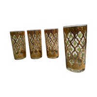 Load image into Gallery viewer, Culver Mid-Century Valencia 4-Piece Highball Glasses
