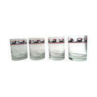 Load image into Gallery viewer, Georges Briard Mid-Century Loon Double Old Fashion Glasses (Set of 4)
