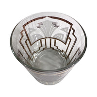 Load image into Gallery viewer, Georges Briard Signed Golden Art Deco Double Old Fashion Glasses (Set of 4)
