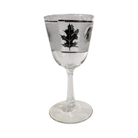 Load image into Gallery viewer, Libbey Mid-Century Silver Foliage White Wine Glass (Single Glass)
