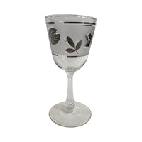 Load image into Gallery viewer, Libbey Mid-Century Silver Foliage White Wine Glass (Single Glass)
