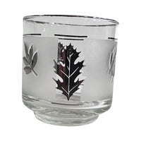 Load image into Gallery viewer, Libbey Mid-Century Silver Foliage Whiskey Glass (Single Glass)
