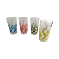 Load image into Gallery viewer, Anchor Hocking Mid-Century Rainbow Swirl Glasses (Set of 4)
