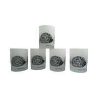 Load image into Gallery viewer, Georges Briard Signed Mid-Century Porcupine Double Old Fashion Glasses (Set of 5)
