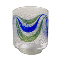 Load image into Gallery viewer, Libbey Mid-Century Green and Blue Swag Glasses (Set of 6)
